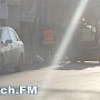 В Керчи продолжают асфальтировать дороги, несмотря на плохую погоду