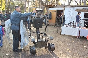 В Симферополе появилась новая кованая скульптура