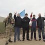 К меджлисовским террористам на «блокаде Крыма» присоединились турецкие «серые волки»