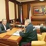 Сергей Аксёнов провёл рабочую встречу с главой МЧС Крыма