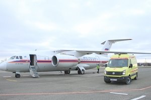 Спецборт МЧС России доставит тяжелобольных граждан из Крыма в Москву