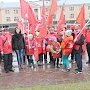 "Красный митинг" против ухудшения уровня жизни населения и против поборов с дальнобойщиков состоялся в Карелии