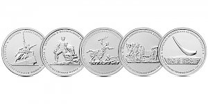 В России выпускают 5-ти рублевые монеты с изображением Аджимушкая и Эльтигена