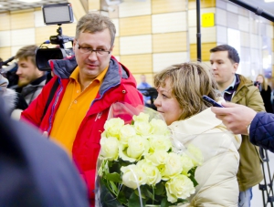 В аэропорту крымской столицы встретили пятимиллионного пассажира