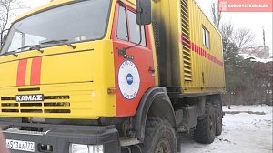 В Керчь на время ЧС привезли передвижной дизель-генератор
