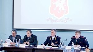 Александр Горовой заслушал доклад об итогах работы севастопольских полицейских в 2015 году