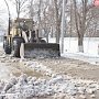 В Керчи по улице Фурманова произошёл порыв водовода