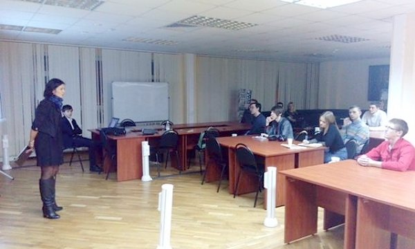 Белгородская область. Депутат Белгородской областной Думы Анастасия Байбикова сделала лекцию на тему гражданской активности