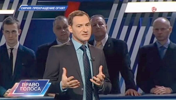 А.А.Ющенко принял участие в программе «Право голоса» на телеканале «ТВЦ» Сирия: прекращение огня?