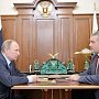 Президент встретился с Главой Республики Крым Сергеем Аксёновым
