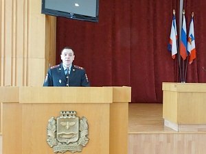 Симферопольских полицейских поздравили с наступающим Днем защитника Отечества