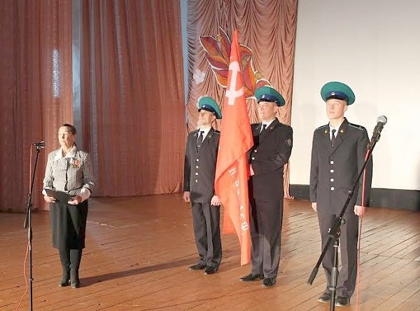 Забайкальский край. Мангутской заставе вручено Знамя Победы