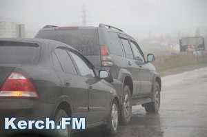 В Керчи в районе остановки «Госпиталь» произошла авария