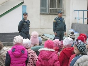 Учебная эвакуация в детском саду прошла успешно