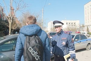 Госавтоинспекция г.Евпатории выявляет пешеходов – нарушителей