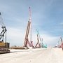 Для строительства Керченского моста в Крым подвезли более 3 млн тонн грузов