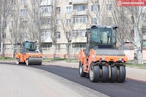 В Керчи заасфальтировали дорогу по улице Гайдара