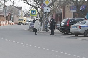 Приоритетное направлении ОГИБДД г.Евпатории - безопасность пешеходов