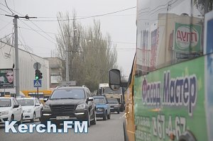 В центре Керчи затрудненно движение