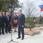 Первый вице-спикер крымского парламента почтил память солдат Красной Армии
