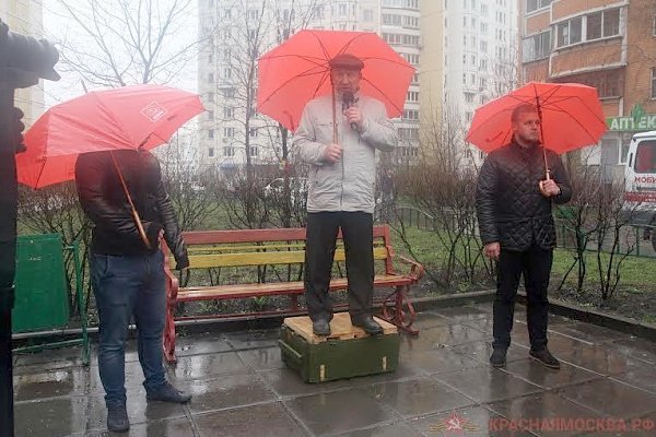 День сопротивления: Валерий Рашкин встретился с жителями ЮВАО города Москвы