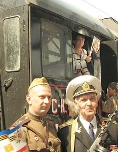 Севастополь встретил Поезд Победы