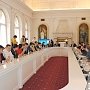 В Ливадийском дворце прошло заседание Палаты молодых законодателей