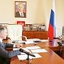 Владимир Константинов принял участие в видеоконференции с Сергеем Нарышкиным