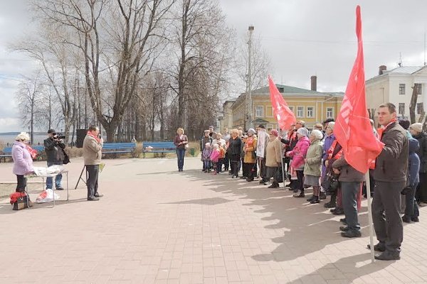 Ивановская область. В Кинешме отметили 146-ю годовщину со дня рождения В.И.Ленина