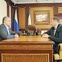 Владимир Серов проинформировал Сергея Аксёнова о подготовке Судака к празднованию 9 мая и проведению курортного сезона