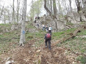 Крымские казаки провели «школьный десант» к местам партизанской славы.