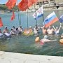 При поддержке севастопольских коммунистов прошёл заплыв «Знамена Победы»