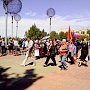 В Приволжском районе Астраханской области прошло шествие в честь Дня Победы