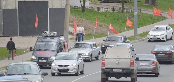 В Иваново прошёл автопробег, посвящённый Дню Победы