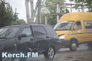В Керчи столкнулись автомобили «Ford» и «ВАЗ»