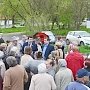 Продолжаются массовые встречи Олега Лебедева с жителями Тульской области