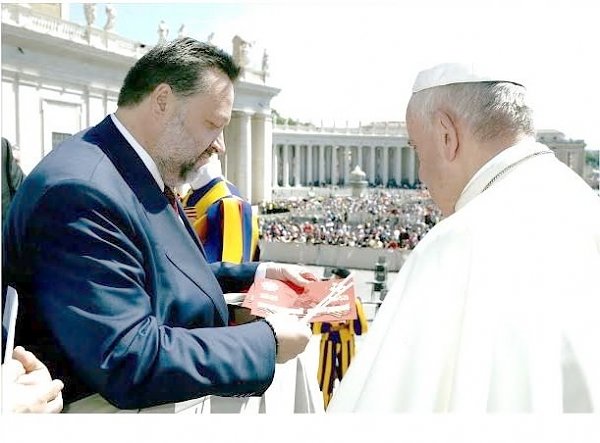 П.С. Дорохин: «Я благодарен Папе Римскому Франциску за доброту, мужество и солидарность с нашим народом. Он - первый левый папа Ватикана, защитник бедных и обездоленных»