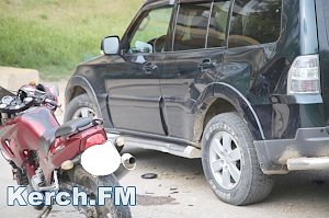 В Керчи у мотоциклиста после ДТП в Аршинцево диагностировали перелом ребер