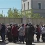 В Ишиме Тюменской области состоялся протестный митинг потерпевших от паводка