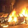 Mercedes не вынес качки: на Керченской переправе сгорел автомобиль