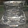 В интернете появились фотографии сгоревшего авто в Керчи