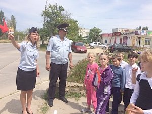 Сотрудники дорожной полиции Ленинского района провели акцию «Маршрут безопасности»