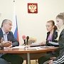 Сергей Аксёнов в приёмной Президента провёл личный приём граждан