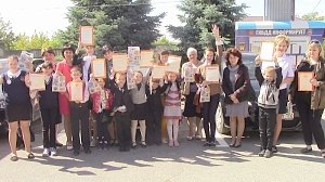 В отделе ГИБДД ОМВД России по Симферопольскому району прошёл День открытых дверей для школьников