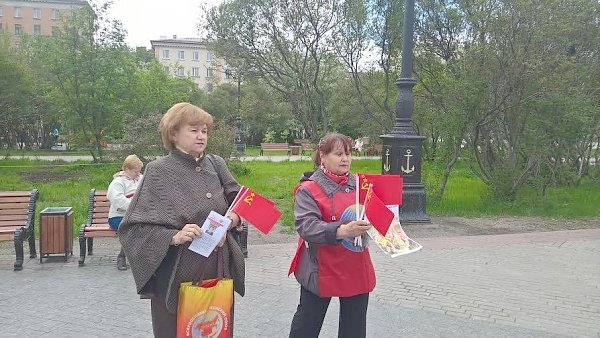 Пикеты в защиту детства провели в Мурманске активисты «Надежды Росссии»