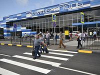 Глава Крыма Сергей Аксёнов осмотрел ход строительства аэровокзального комплекса аэропорта «Симферополь»