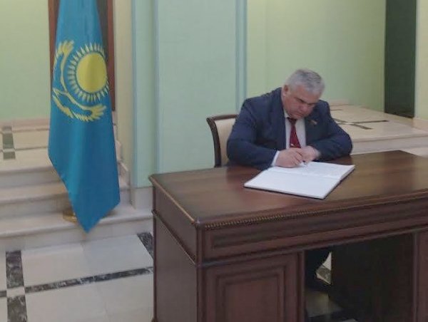 К.К. Тайсаев выразил слова соболезнования и поддержки в связи с событиями в городе Актобе Республики Казахстан