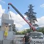 Установка скульптур на постамент возрождаемого в Симферополе памятника Екатерине Второй будет начата примерно через неделю