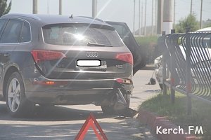 В Керчи столкнулись «Audi» и «LADA Kalina»