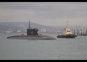 Новейшая дизельная подводная лодка ЧФ «Старый Оскол» прибыла в Новороссийск